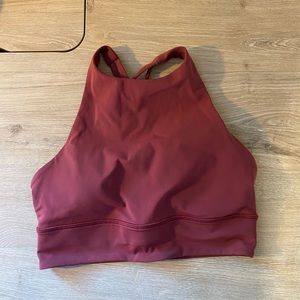 Lululemon high neck energy bra longline
